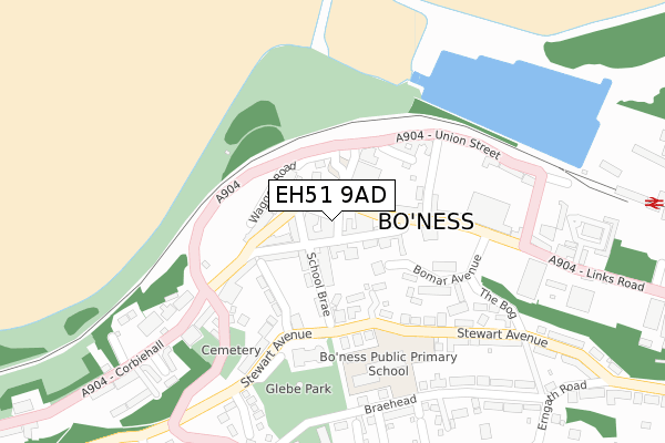 EH51 9AD map - large scale - OS Open Zoomstack (Ordnance Survey) EH51 9AD map - large scale - OS Open Zoomstack (Ordnance Survey)