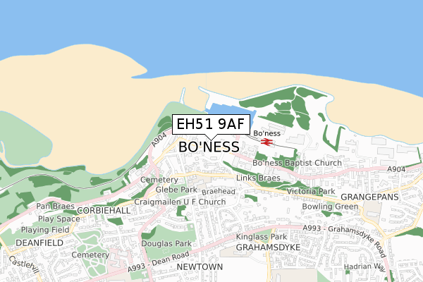 EH51 9AF map - small scale - OS Open Zoomstack (Ordnance Survey) EH51 9AF map - small scale - OS Open Zoomstack (Ordnance Survey)