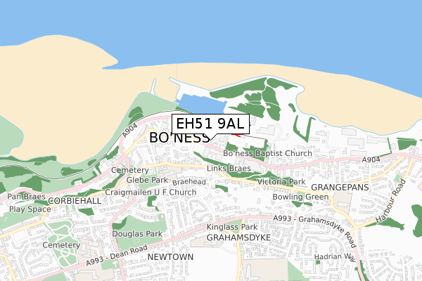 EH51 9AL map - small scale - OS Open Zoomstack (Ordnance Survey) EH51 9AL map - small scale - OS Open Zoomstack (Ordnance Survey)