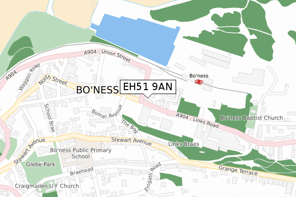 EH51 9AN map - large scale - OS Open Zoomstack (Ordnance Survey) EH51 9AN map - large scale - OS Open Zoomstack (Ordnance Survey)