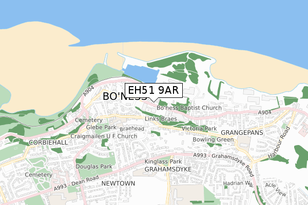 EH51 9AR map - small scale - OS Open Zoomstack (Ordnance Survey) EH51 9AR map - small scale - OS Open Zoomstack (Ordnance Survey)