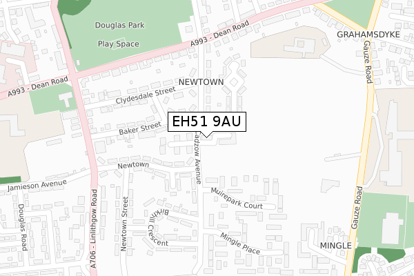 EH51 9AU map - large scale - OS Open Zoomstack (Ordnance Survey) EH51 9AU map - large scale - OS Open Zoomstack (Ordnance Survey)