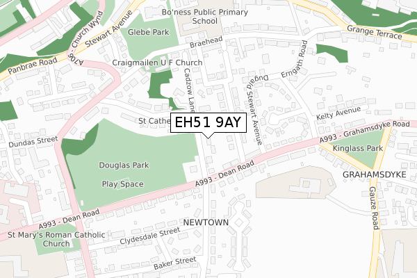 EH51 9AY map - large scale - OS Open Zoomstack (Ordnance Survey) EH51 9AY map - large scale - OS Open Zoomstack (Ordnance Survey)