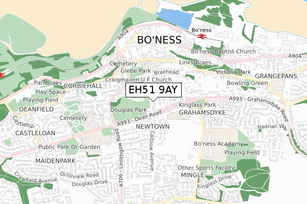 EH51 9AY map - small scale - OS Open Zoomstack (Ordnance Survey) EH51 9AY map - small scale - OS Open Zoomstack (Ordnance Survey)