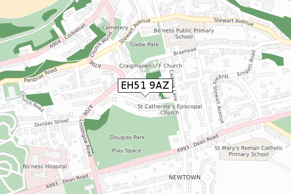 EH51 9AZ map - large scale - OS Open Zoomstack (Ordnance Survey) EH51 9AZ map - large scale - OS Open Zoomstack (Ordnance Survey)