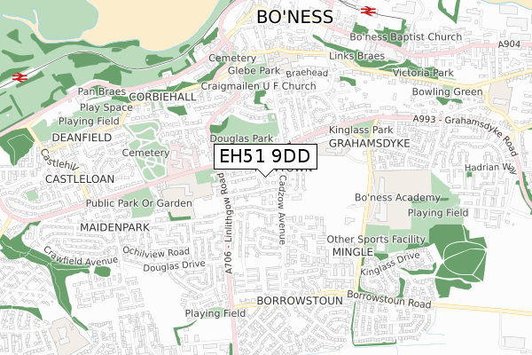 EH51 9DD map - small scale - OS Open Zoomstack (Ordnance Survey) EH51 9DD map - small scale - OS Open Zoomstack (Ordnance Survey)
