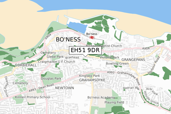 EH51 9DR map - small scale - OS Open Zoomstack (Ordnance Survey) EH51 9DR map - small scale - OS Open Zoomstack (Ordnance Survey)