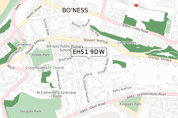 EH51 9DW map - large scale - OS Open Zoomstack (Ordnance Survey) EH51 9DW map - large scale - OS Open Zoomstack (Ordnance Survey)