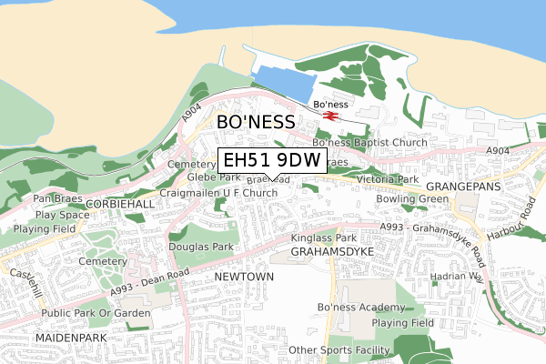 EH51 9DW map - small scale - OS Open Zoomstack (Ordnance Survey) EH51 9DW map - small scale - OS Open Zoomstack (Ordnance Survey)