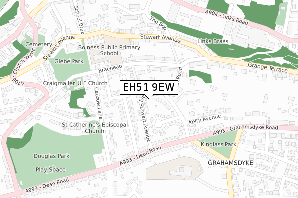 EH51 9EW map - large scale - OS Open Zoomstack (Ordnance Survey) EH51 9EW map - large scale - OS Open Zoomstack (Ordnance Survey)