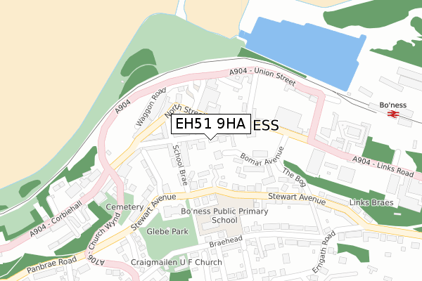 EH51 9HA map - large scale - OS Open Zoomstack (Ordnance Survey) EH51 9HA map - large scale - OS Open Zoomstack (Ordnance Survey)