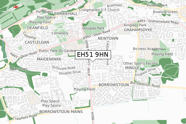 EH51 9HN map - small scale - OS Open Zoomstack (Ordnance Survey) EH51 9HN map - small scale - OS Open Zoomstack (Ordnance Survey)