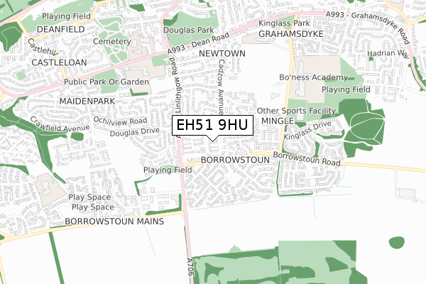 EH51 9HU map - small scale - OS Open Zoomstack (Ordnance Survey) EH51 9HU map - small scale - OS Open Zoomstack (Ordnance Survey)