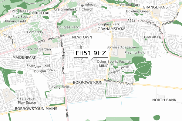 EH51 9HZ map - small scale - OS Open Zoomstack (Ordnance Survey) EH51 9HZ map - small scale - OS Open Zoomstack (Ordnance Survey)