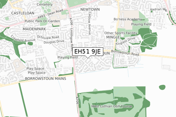 EH51 9JE map - small scale - OS Open Zoomstack (Ordnance Survey) EH51 9JE map - small scale - OS Open Zoomstack (Ordnance Survey)