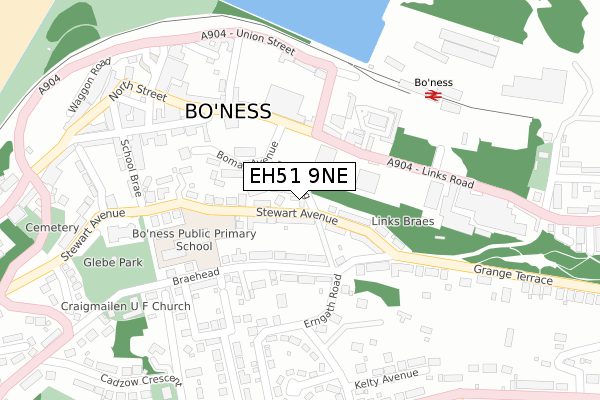 EH51 9NE map - large scale - OS Open Zoomstack (Ordnance Survey) EH51 9NE map - large scale - OS Open Zoomstack (Ordnance Survey)