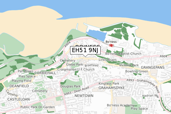 EH51 9NJ map - small scale - OS Open Zoomstack (Ordnance Survey) EH51 9NJ map - small scale - OS Open Zoomstack (Ordnance Survey)