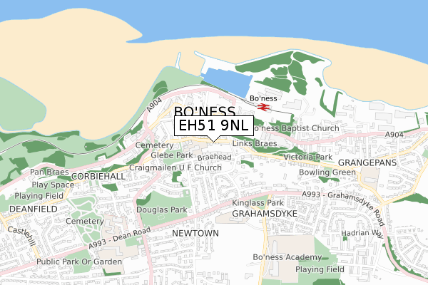 EH51 9NL map - small scale - OS Open Zoomstack (Ordnance Survey) EH51 9NL map - small scale - OS Open Zoomstack (Ordnance Survey)