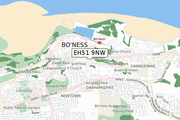 EH51 9NW map - small scale - OS Open Zoomstack (Ordnance Survey) EH51 9NW map - small scale - OS Open Zoomstack (Ordnance Survey)