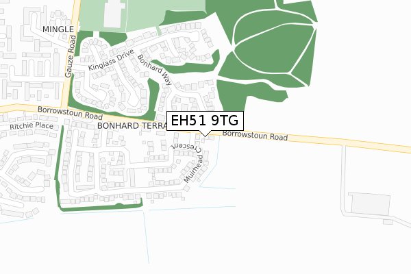 EH51 9TG map - large scale - OS Open Zoomstack (Ordnance Survey) EH51 9TG map - large scale - OS Open Zoomstack (Ordnance Survey)