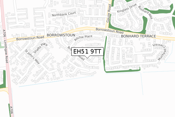 EH51 9TT map - large scale - OS Open Zoomstack (Ordnance Survey) EH51 9TT map - large scale - OS Open Zoomstack (Ordnance Survey)