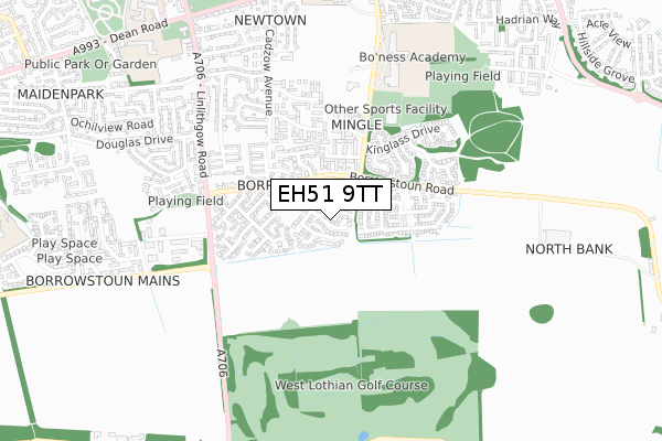 EH51 9TT map - small scale - OS Open Zoomstack (Ordnance Survey) EH51 9TT map - small scale - OS Open Zoomstack (Ordnance Survey)