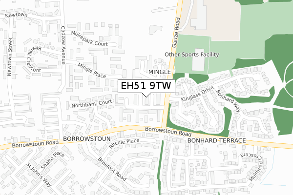 EH51 9TW map - large scale - OS Open Zoomstack (Ordnance Survey) EH51 9TW map - large scale - OS Open Zoomstack (Ordnance Survey)