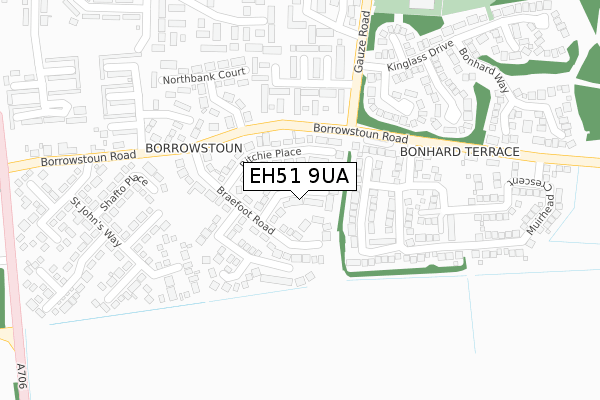 EH51 9UA map - large scale - OS Open Zoomstack (Ordnance Survey) EH51 9UA map - large scale - OS Open Zoomstack (Ordnance Survey)