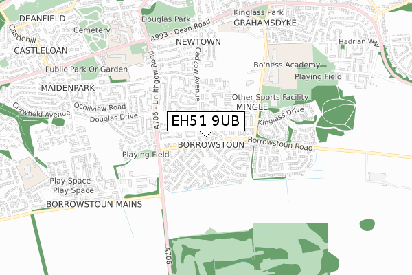 EH51 9UB map - small scale - OS Open Zoomstack (Ordnance Survey) EH51 9UB map - small scale - OS Open Zoomstack (Ordnance Survey)