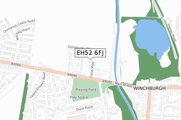 EH52 6FJ map - large scale - OS Open Zoomstack (Ordnance Survey) EH52 6FJ map - large scale - OS Open Zoomstack (Ordnance Survey)