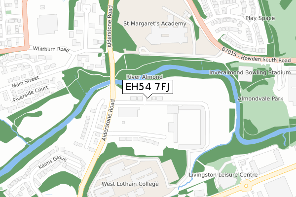 EH54 7FJ map - large scale - OS Open Zoomstack (Ordnance Survey) EH54 7FJ map - large scale - OS Open Zoomstack (Ordnance Survey)