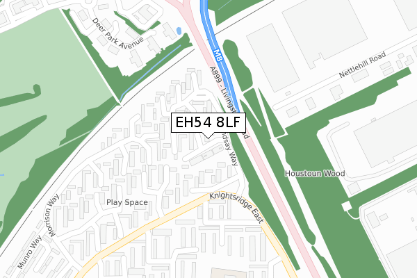 EH54 8LF map - large scale - OS Open Zoomstack (Ordnance Survey) EH54 8LF map - large scale - OS Open Zoomstack (Ordnance Survey)