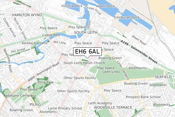 EH6 6AL map - small scale - OS Open Zoomstack (Ordnance Survey) EH6 6AL map - small scale - OS Open Zoomstack (Ordnance Survey)