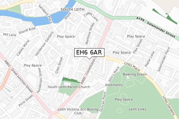 EH6 6AR map - large scale - OS Open Zoomstack (Ordnance Survey) EH6 6AR map - large scale - OS Open Zoomstack (Ordnance Survey)