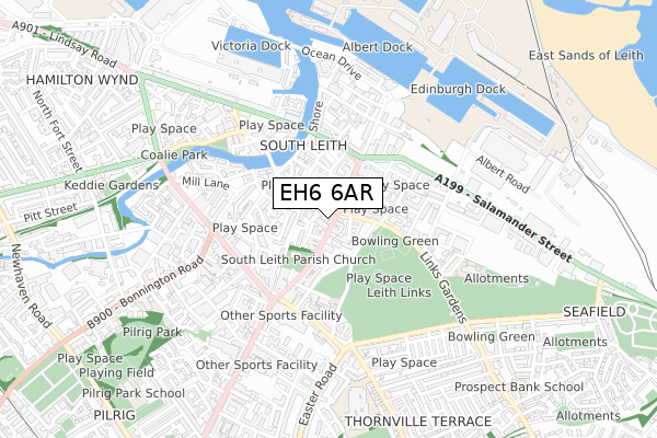 EH6 6AR map - small scale - OS Open Zoomstack (Ordnance Survey) EH6 6AR map - small scale - OS Open Zoomstack (Ordnance Survey)