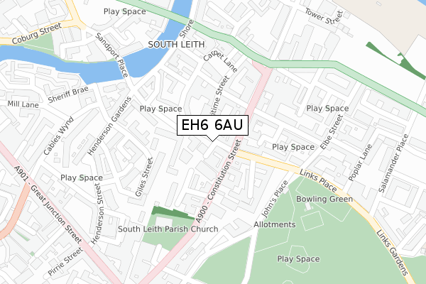 EH6 6AU map - large scale - OS Open Zoomstack (Ordnance Survey) EH6 6AU map - large scale - OS Open Zoomstack (Ordnance Survey)