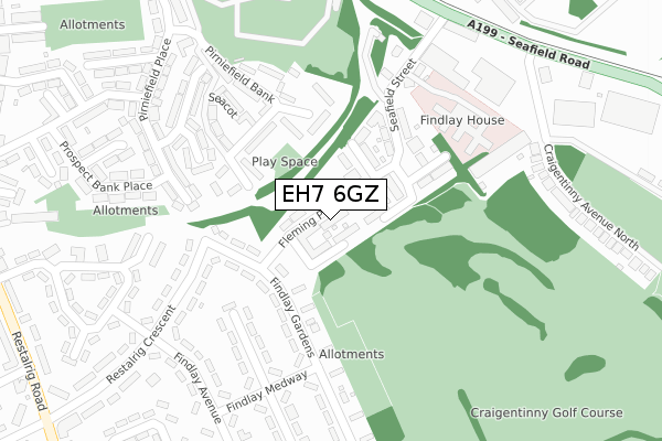EH7 6GZ map - large scale - OS Open Zoomstack (Ordnance Survey) EH7 6GZ map - large scale - OS Open Zoomstack (Ordnance Survey)