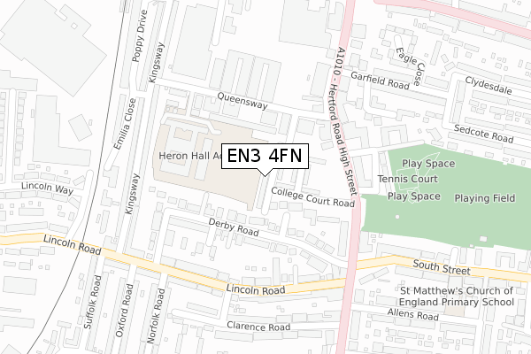 EN3 4FN map - large scale - OS Open Zoomstack (Ordnance Survey) EN3 4FN map - large scale - OS Open Zoomstack (Ordnance Survey)