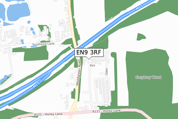 EN9 3RF map - large scale - OS Open Zoomstack (Ordnance Survey) EN9 3RF map - large scale - OS Open Zoomstack (Ordnance Survey)