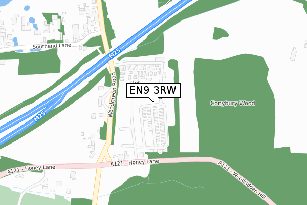 EN9 3RW map - large scale - OS Open Zoomstack (Ordnance Survey) EN9 3RW map - large scale - OS Open Zoomstack (Ordnance Survey)
