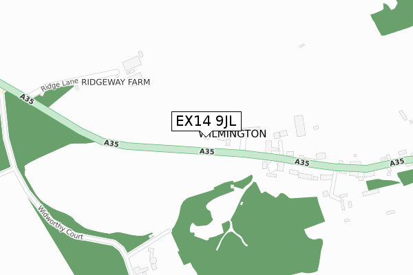 EX14 9JL map - large scale - OS Open Zoomstack (Ordnance Survey) EX14 9JL map - large scale - OS Open Zoomstack (Ordnance Survey)