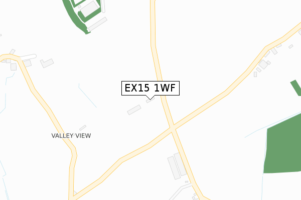 EX15 1WF map - large scale - OS Open Zoomstack (Ordnance Survey) EX15 1WF map - large scale - OS Open Zoomstack (Ordnance Survey)