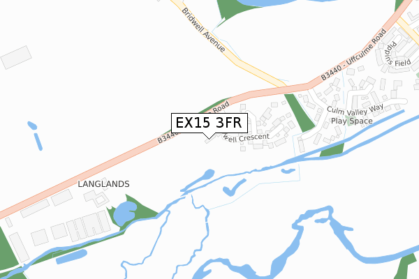 EX15 3FR map - large scale - OS Open Zoomstack (Ordnance Survey) EX15 3FR map - large scale - OS Open Zoomstack (Ordnance Survey)