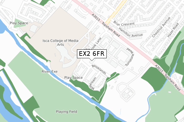 EX2 6FR map - large scale - OS Open Zoomstack (Ordnance Survey) EX2 6FR map - large scale - OS Open Zoomstack (Ordnance Survey)