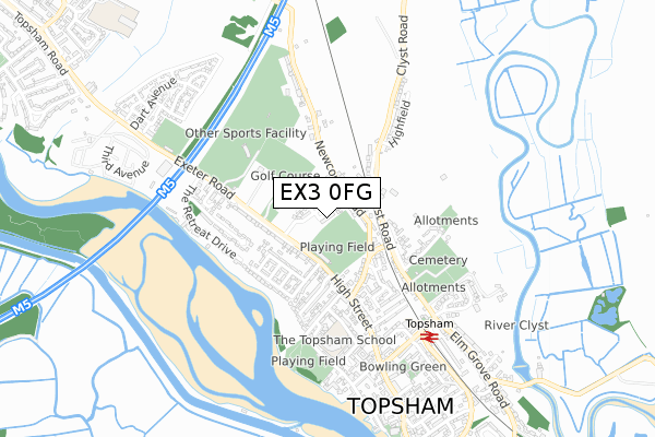 EX3 0FG map - small scale - OS Open Zoomstack (Ordnance Survey) EX3 0FG map - small scale - OS Open Zoomstack (Ordnance Survey)