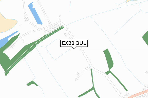 EX31 3UL map - large scale - OS Open Zoomstack (Ordnance Survey)