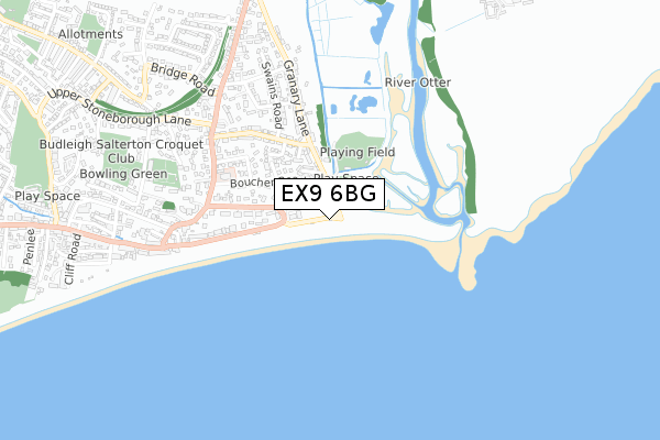 EX9 6BG map - small scale - OS Open Zoomstack (Ordnance Survey) EX9 6BG map - small scale - OS Open Zoomstack (Ordnance Survey)