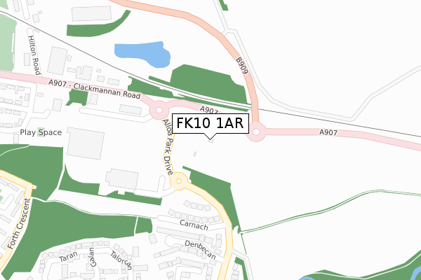 FK10 1AR map - large scale - OS Open Zoomstack (Ordnance Survey) FK10 1AR map - large scale - OS Open Zoomstack (Ordnance Survey)