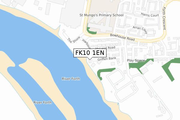 FK10 1EN map - large scale - OS Open Zoomstack (Ordnance Survey) FK10 1EN map - large scale - OS Open Zoomstack (Ordnance Survey)