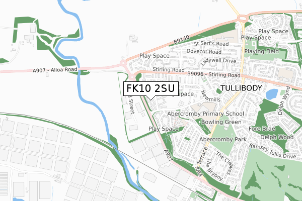 FK10 2SU map - small scale - OS Open Zoomstack (Ordnance Survey) FK10 2SU map - small scale - OS Open Zoomstack (Ordnance Survey)